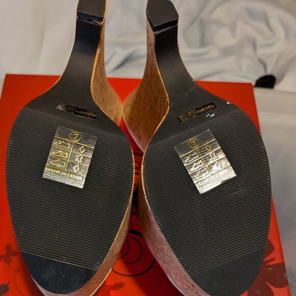 Pleaser cork beau601 heels - Picture 4 of 6